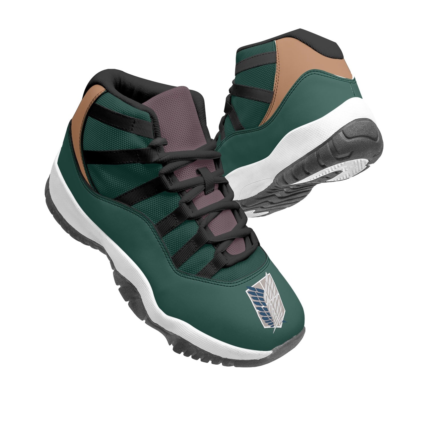 Survey Corps Attack on Titan Mid 11 Basketball Shoes