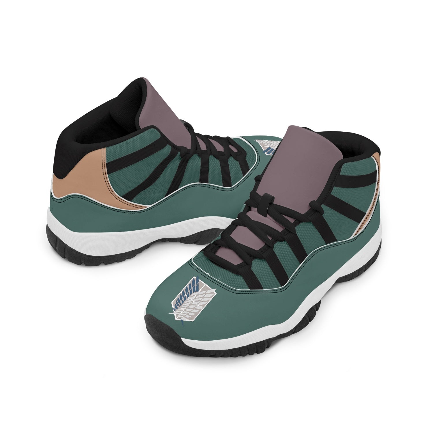 Survey Corps Attack on Titan Mid 11 Basketball Shoes