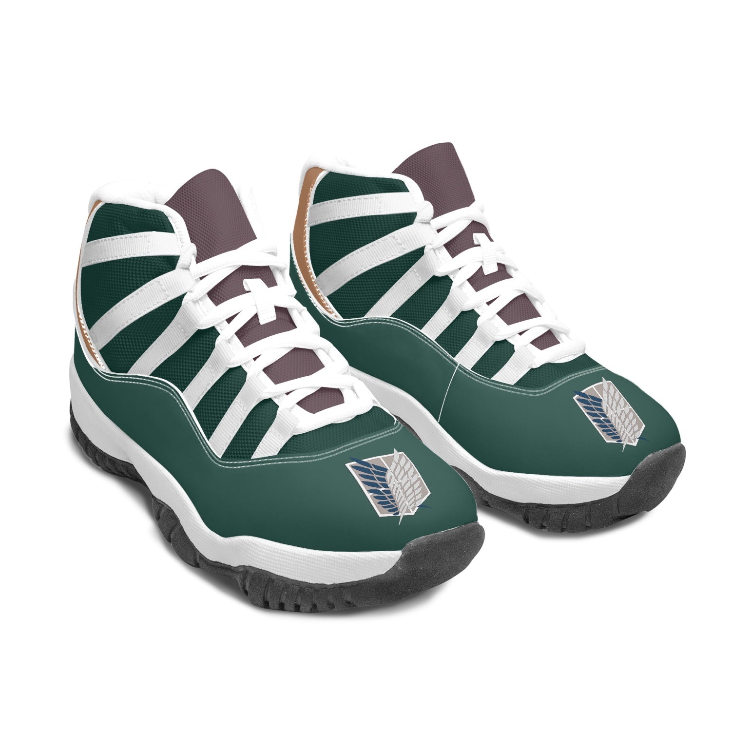 Survey Corps Attack on Titan Mid 11 Basketball Shoes