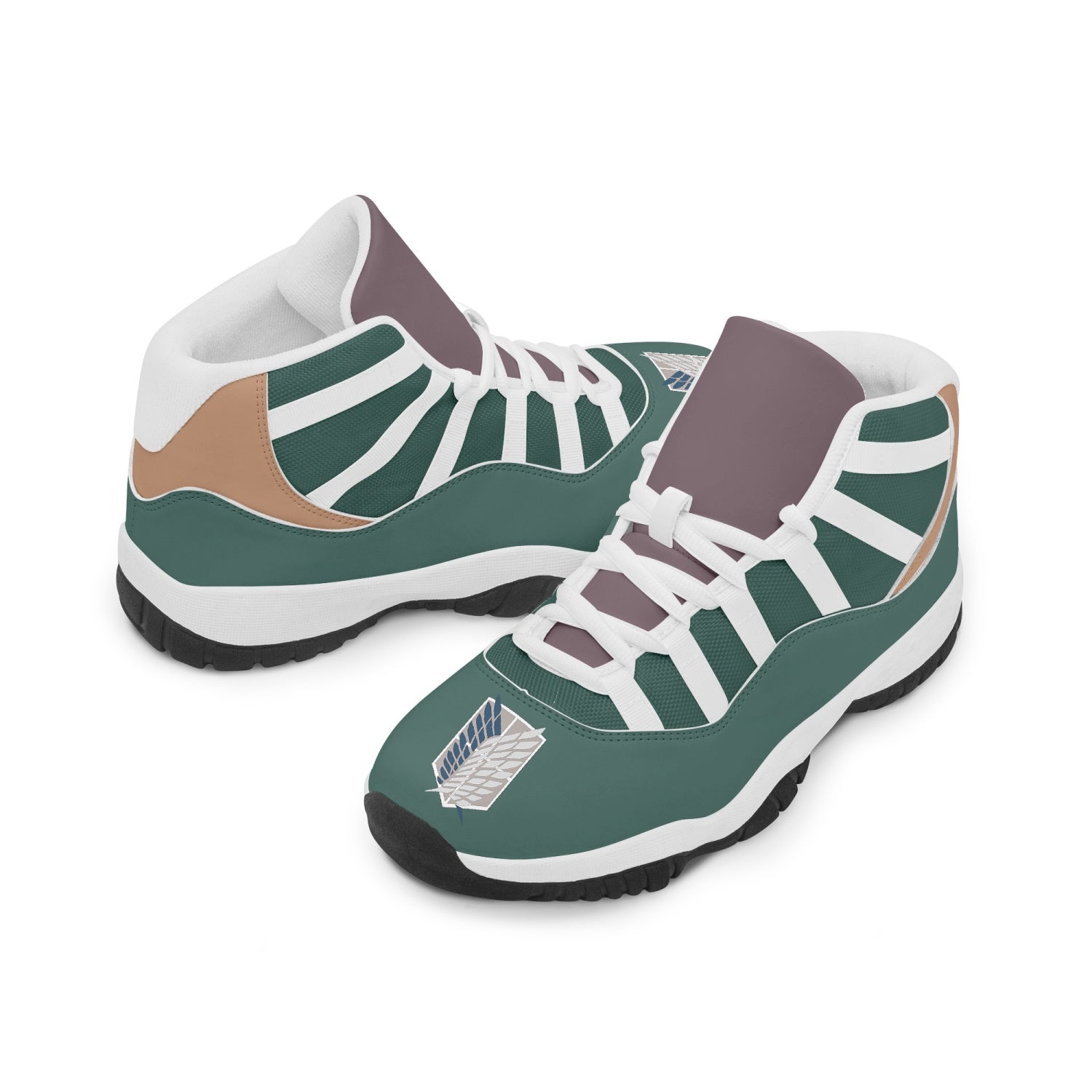 Survey Corps Attack on Titan Mid 11 Basketball Shoes