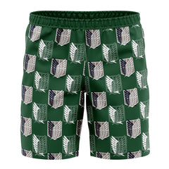 Survey Corps Attack on Titan Board" Shorts Swim Trunks