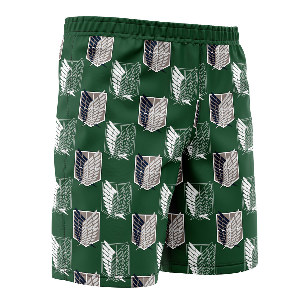 Survey Corps Attack on Titan Board Shorts Swim Trunks