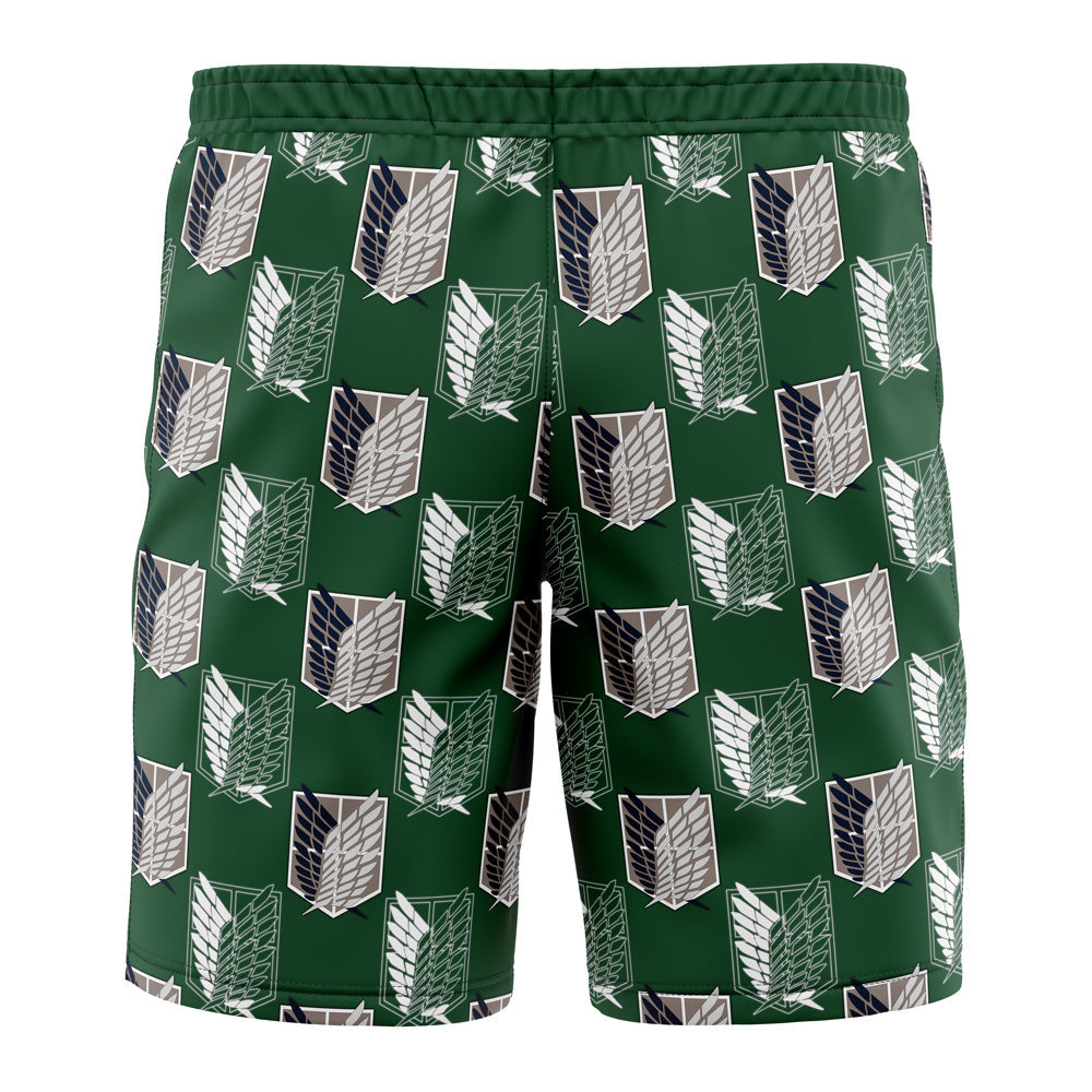 Survey Corps Attack on Titan Board Shorts Swim Trunks