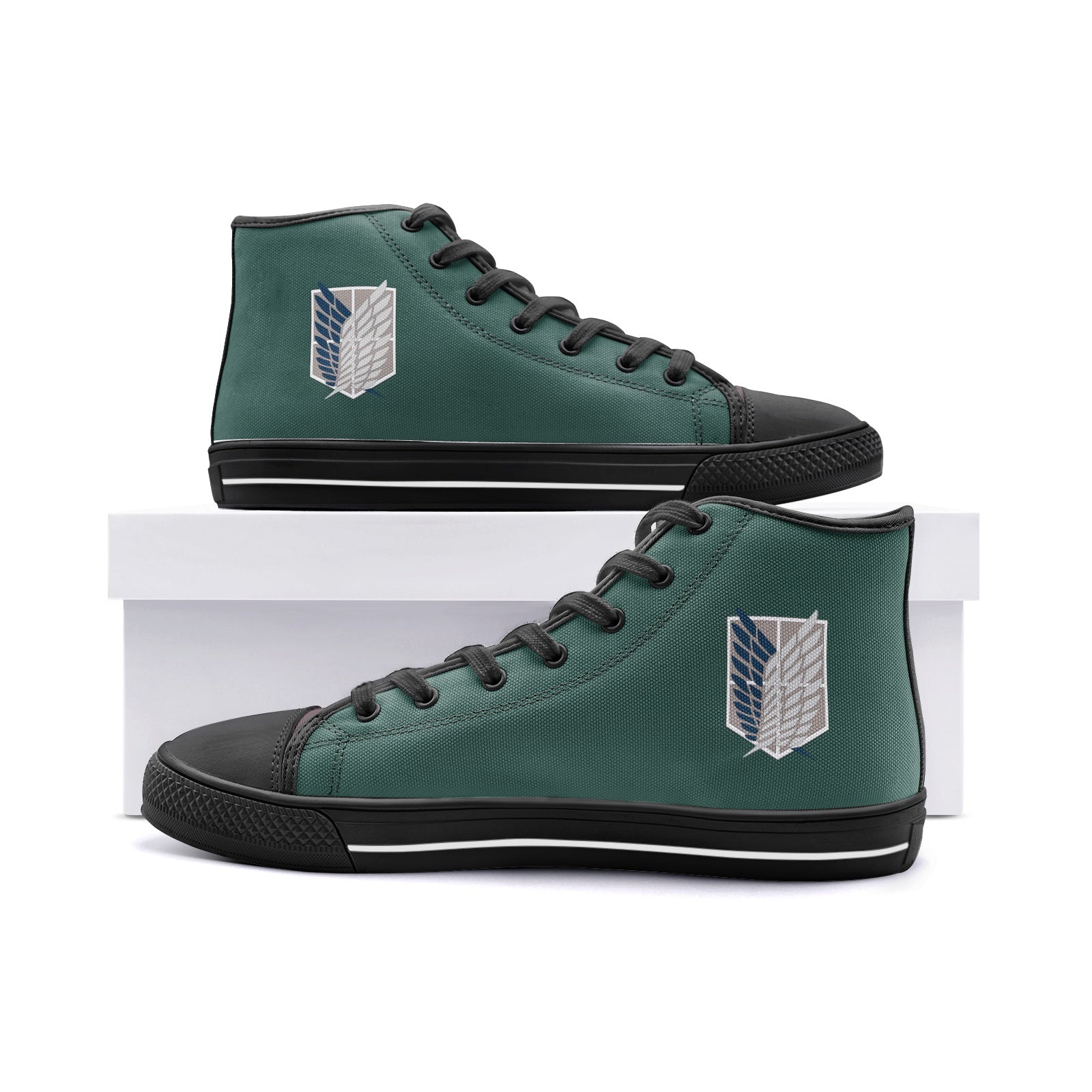 Survey Corps Attack on Titan Classic High Top Canvas Shoes