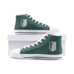 Survey Corps Attack on Titan Classic High Top Canvas Shoes