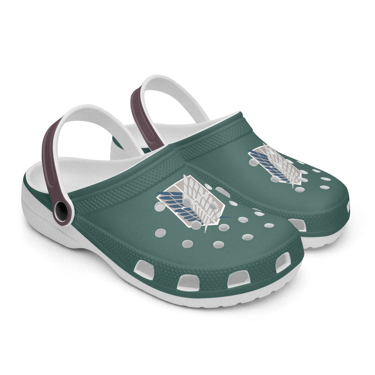 Survey Corps Attack on Titan Custom Clogs for Kids