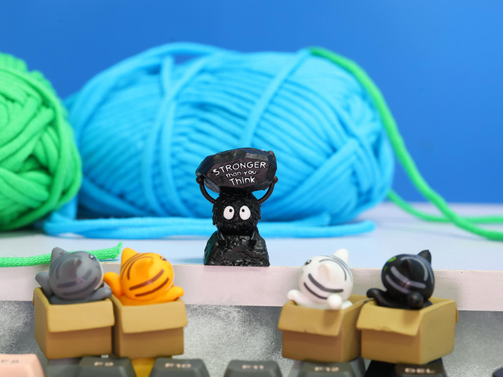 Susuwatari Soot Spirit artisan keycap - Hirosart