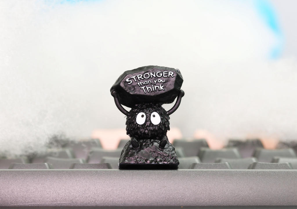 Susuwatari Soot Spirit artisan keycap - Hirosart