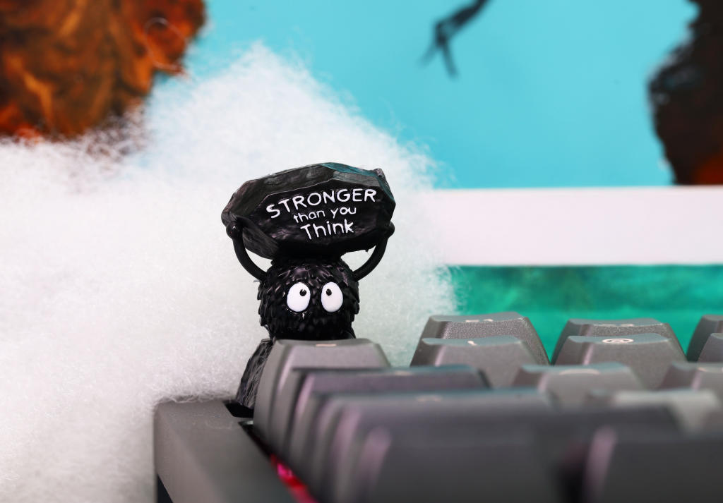 Susuwatari Soot Spirit artisan keycap - Hirosart