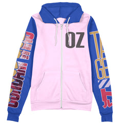 Tallgeese x Zechs Merquise Gundam Wing Streetwear Zip Hoodie Jacket