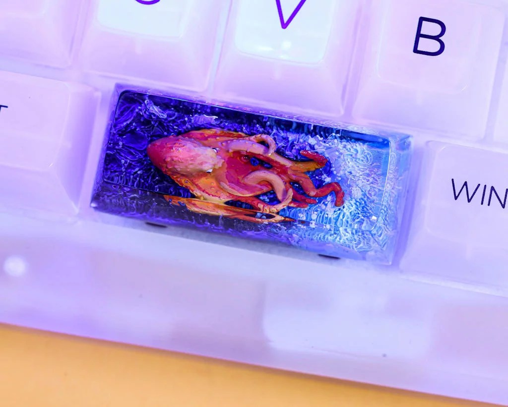 The Kraken artisan keycap - Hirosart