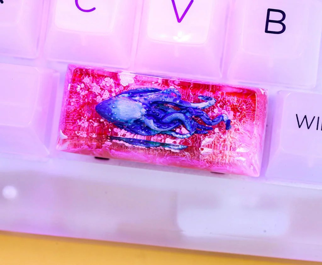 The Kraken artisan keycap - Hirosart