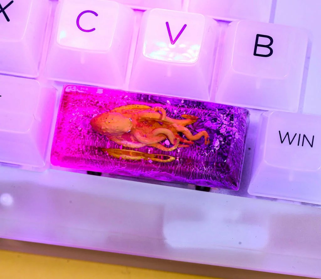 The Kraken artisan keycap - Hirosart