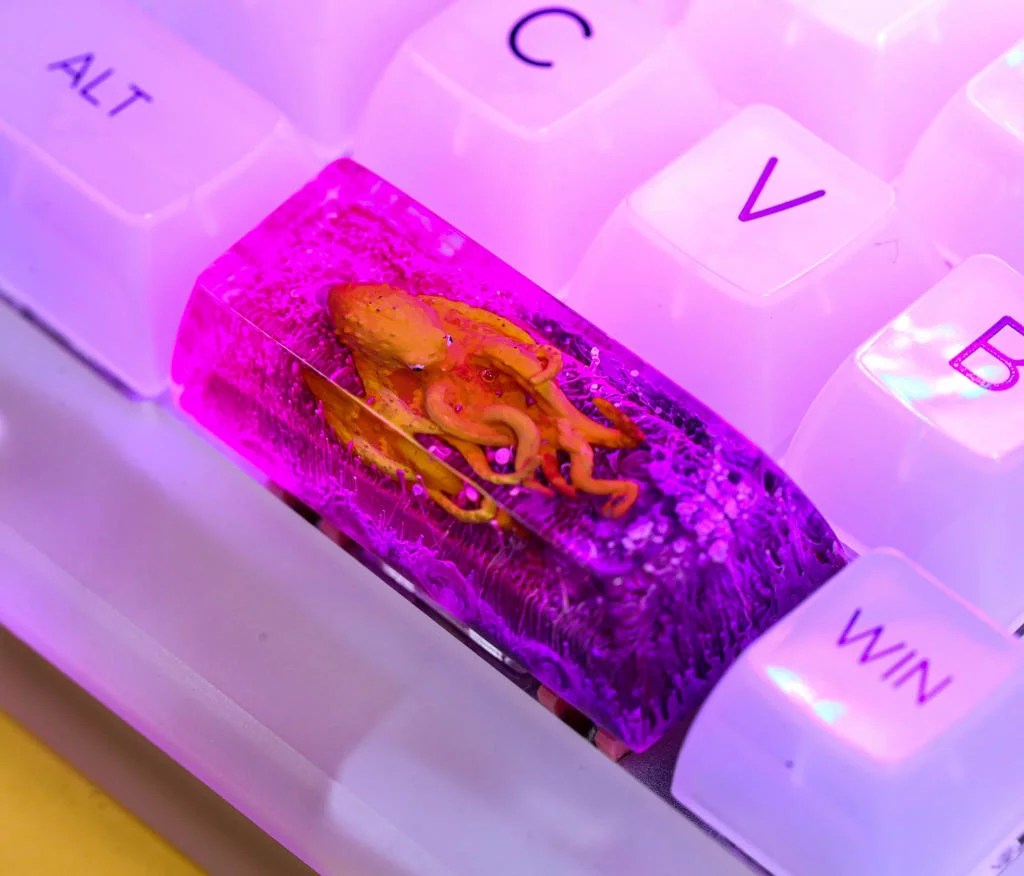 The Kraken artisan keycap - Hirosart