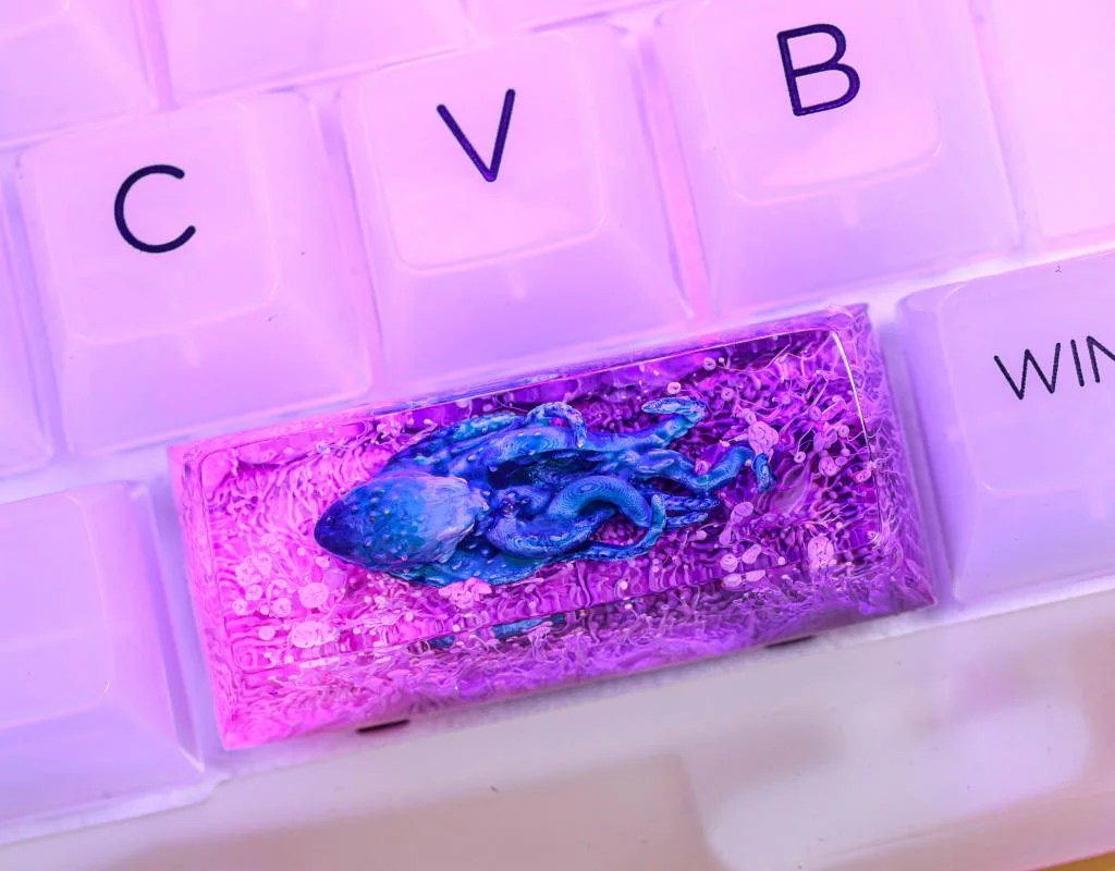 The Kraken artisan keycap - Hirosart