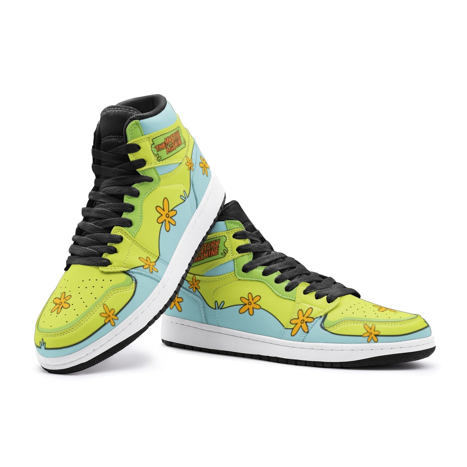 The Mystery Machine Scooby Doo Mid 1 Basketball Shoes