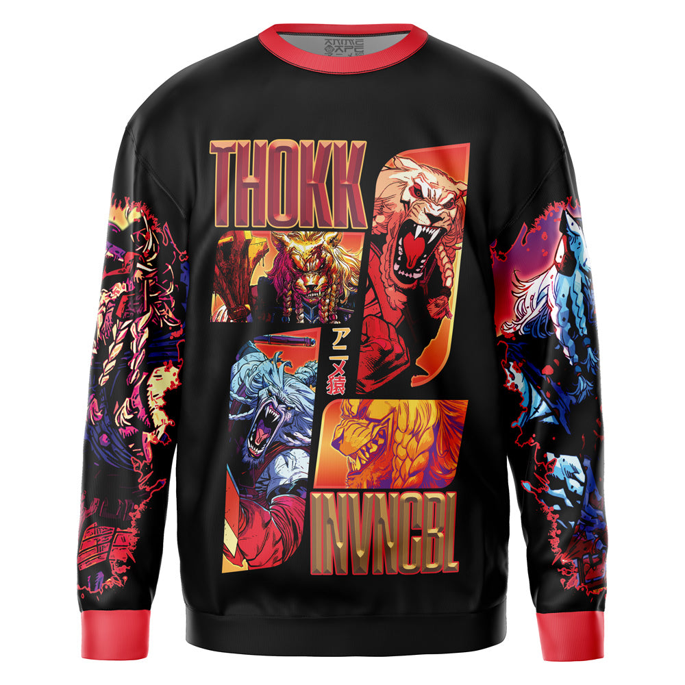 Battle Beast Thokk Invincible Streetwear Sweatshirt