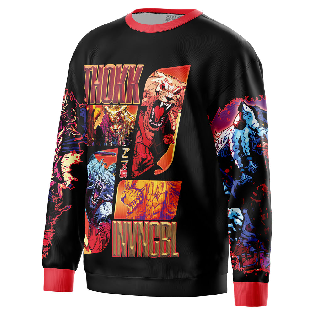 Battle Beast Thokk Invincible Streetwear Sweatshirt