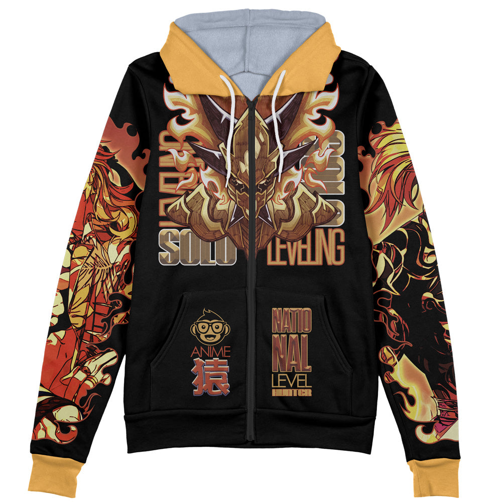 Thomas Andre Solo Leveling Streetwear Zip Hoodie Jacket