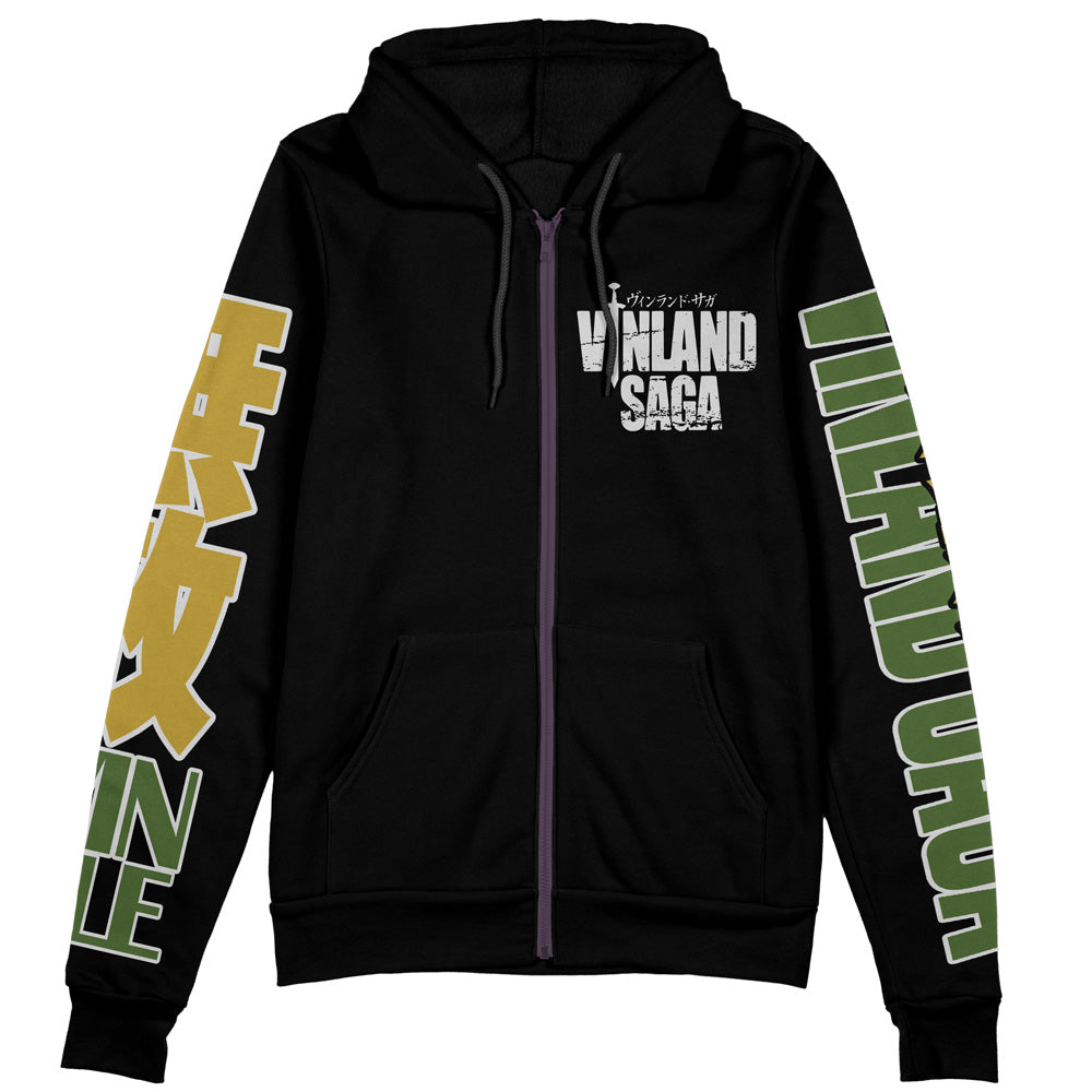 Thorkell Vinland Saga Streetwear Zip Hoodie Jacket