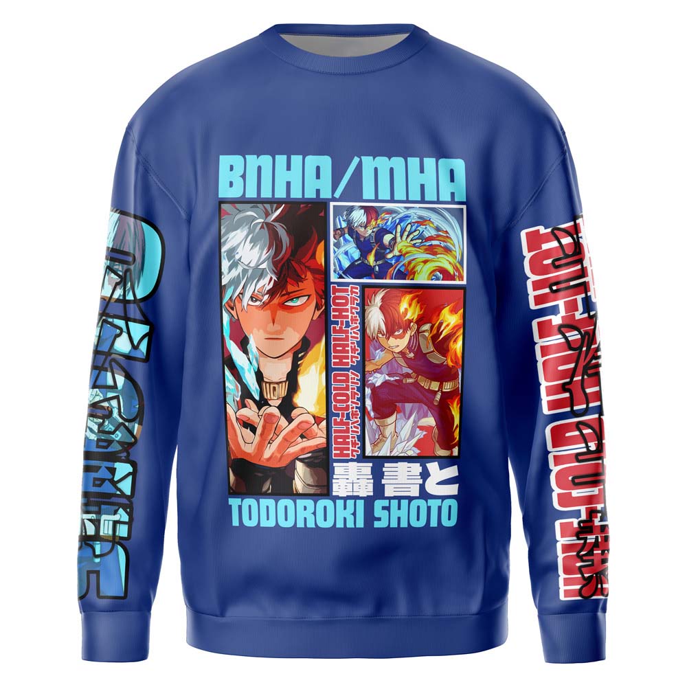 Shoto Todoroki My Hero Academia" Streetwear Sweatshirt