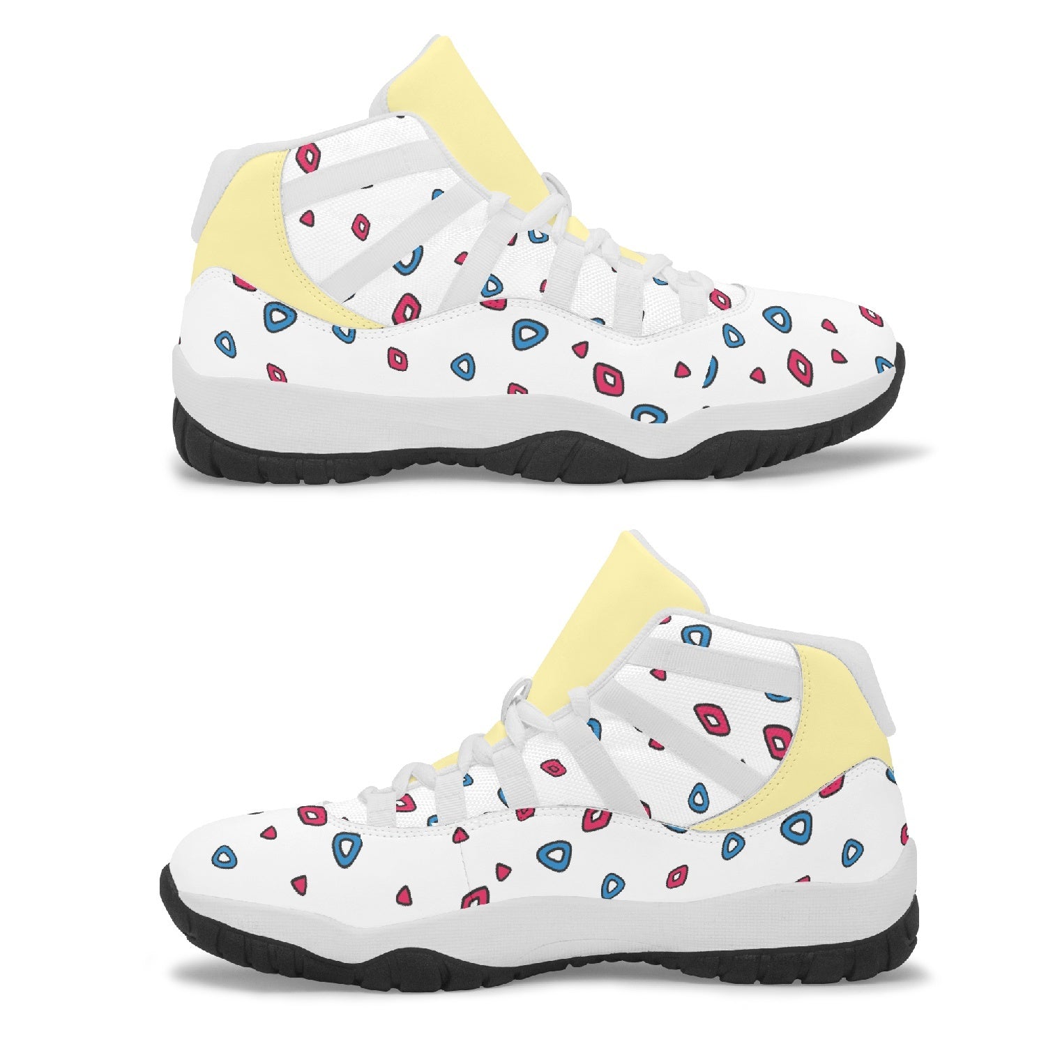 Togepi Pokemon Mid 11 Basketball Shoes