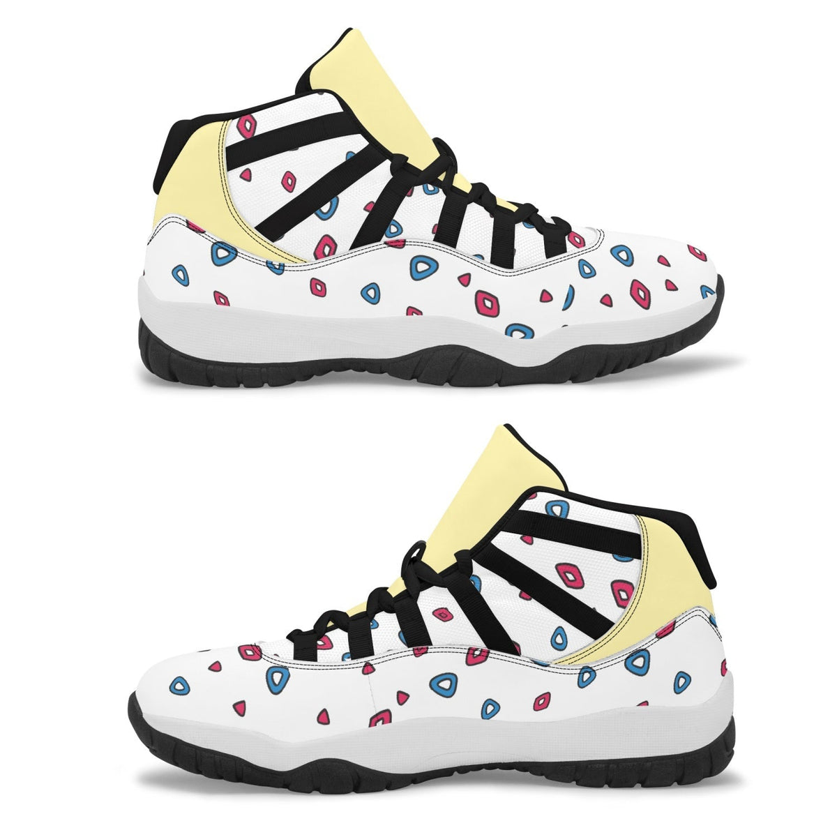 Togepi Pokemon Mid 11 Basketball Shoes