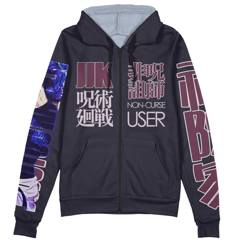 Fushiguro Toji Jujutsu Kaisen Streetwear Zip Hoodie Jacket