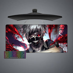 Tokyo Ghoul Ken Tendrils Design M-XXL Size Gaming Mouse Pad, Computer Desk Mat