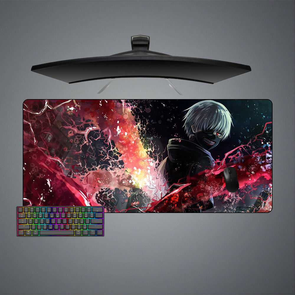 Tokyo Ghoul Looking Back Design M-XXL Size Gaming Mouse Pad, Computer Desk Mat