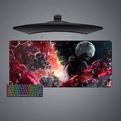 Tokyo Ghoul Looking Back Design M-XXL Size Gaming Mouse Pad, Computer Desk Mat