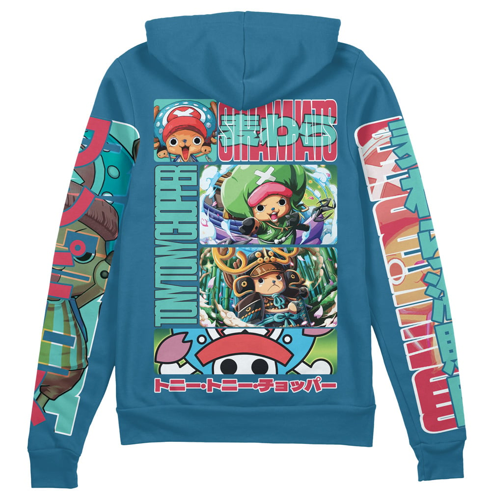 Tony Tony Chopper One Piece" Streetwear Zip Hoodie Jacket