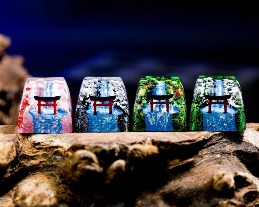 Torii Gate keycaps summer version - Hirosart