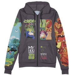 My Neighbor Totoro V2 Studio Ghibli Streetwear Zip Hoodie Jacket