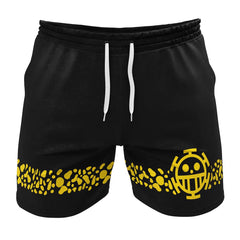 Trafalgar Black Punk Hazard One Piece Gym Shorts