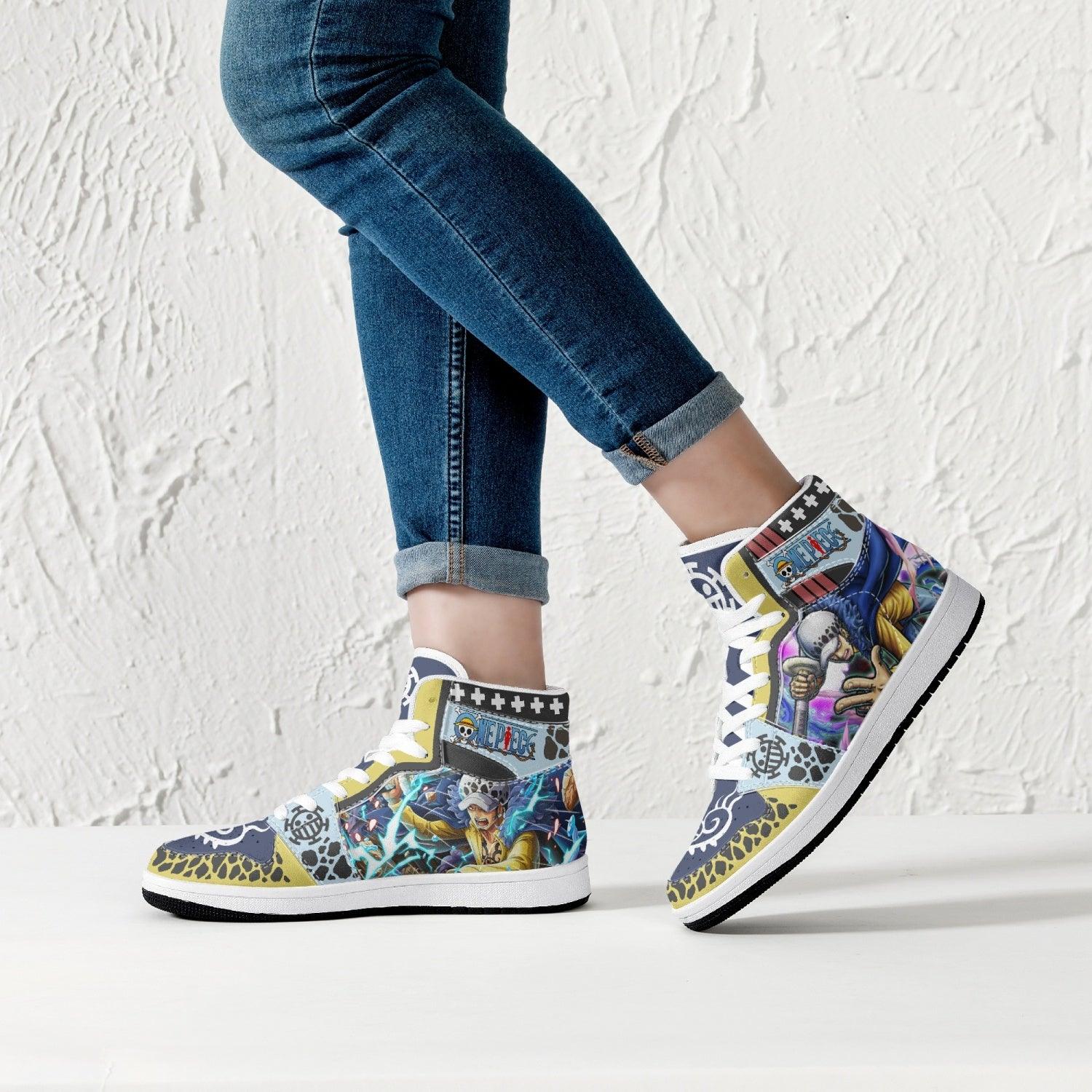 Trafalgar D. Law Onigashima One Piece Mid 1 Basketball Shoes