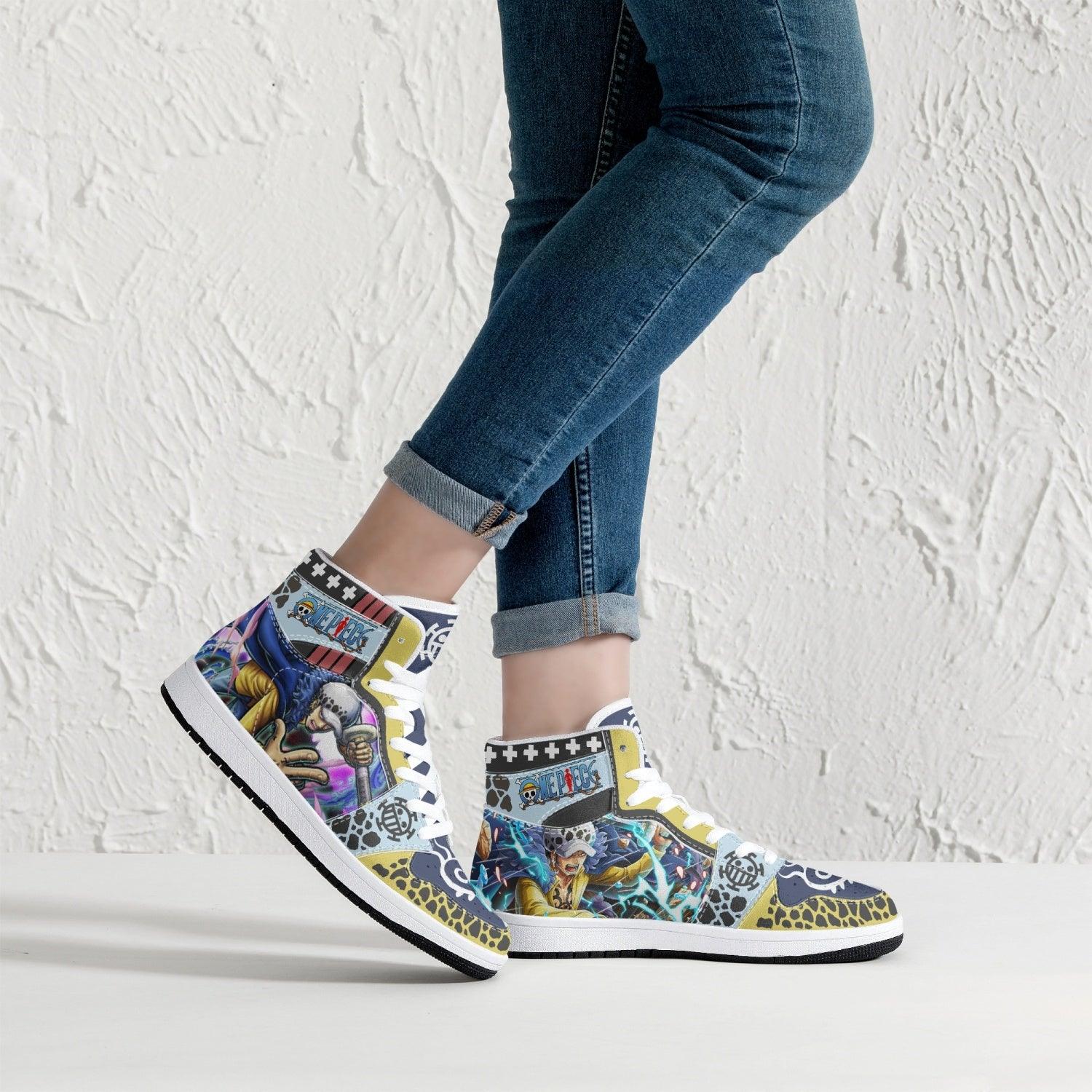 Trafalgar D. Law Onigashima One Piece Mid 1 Basketball Shoes