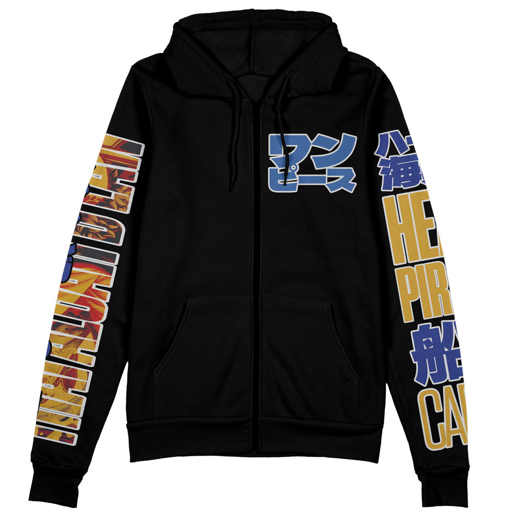 Trafalgar D. Law V3 One Piece Streetwear Zip Hoodie Jacket