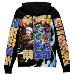 Trafalgar D. Law V3 One Piece Streetwear Zip Hoodie Jacket