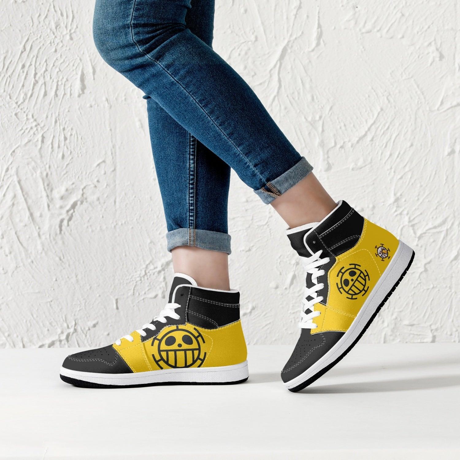 Trafalgar D. Water Law One Piece Mid 1 Basketball Shoes