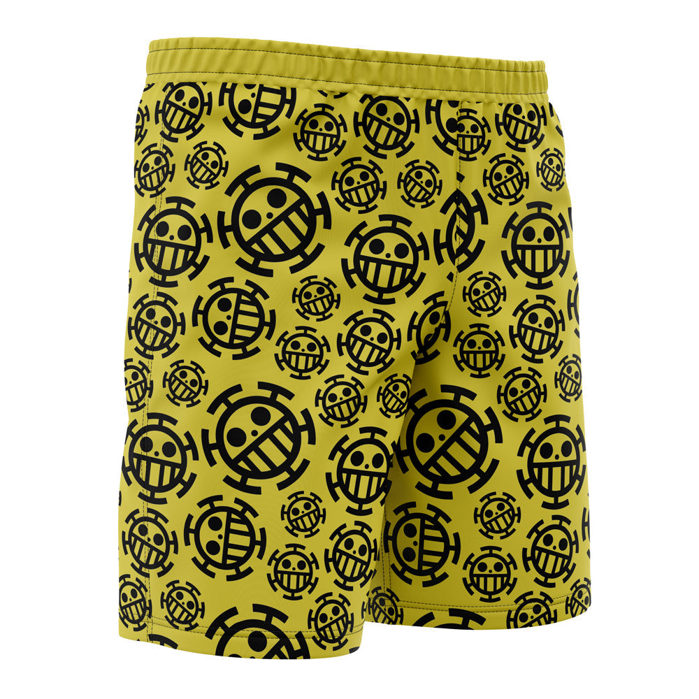 Trafalgar Law Jolly Roger One Piece Board Shorts Swim Trunks