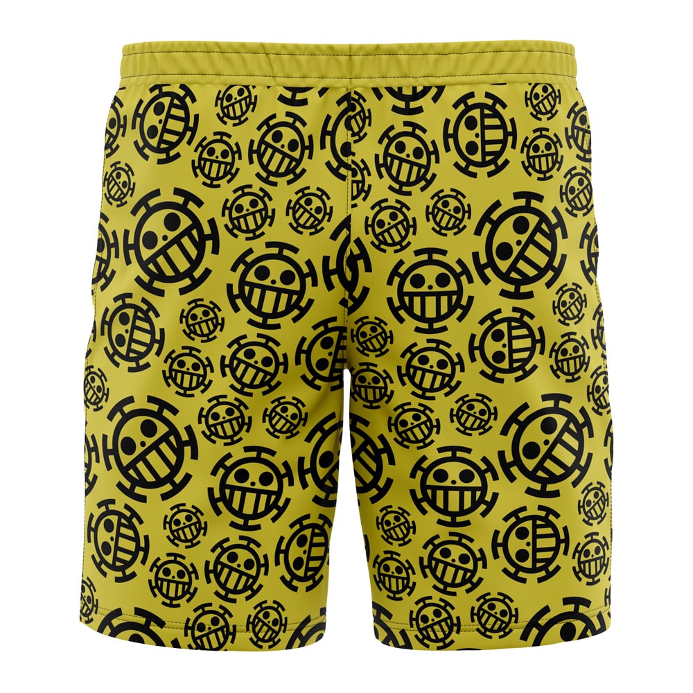 Trafalgar Law Jolly Roger One Piece Board Shorts Swim Trunks