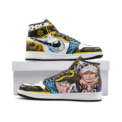 Trafalgar Law One Piece Mid 1" Basketball Shoes