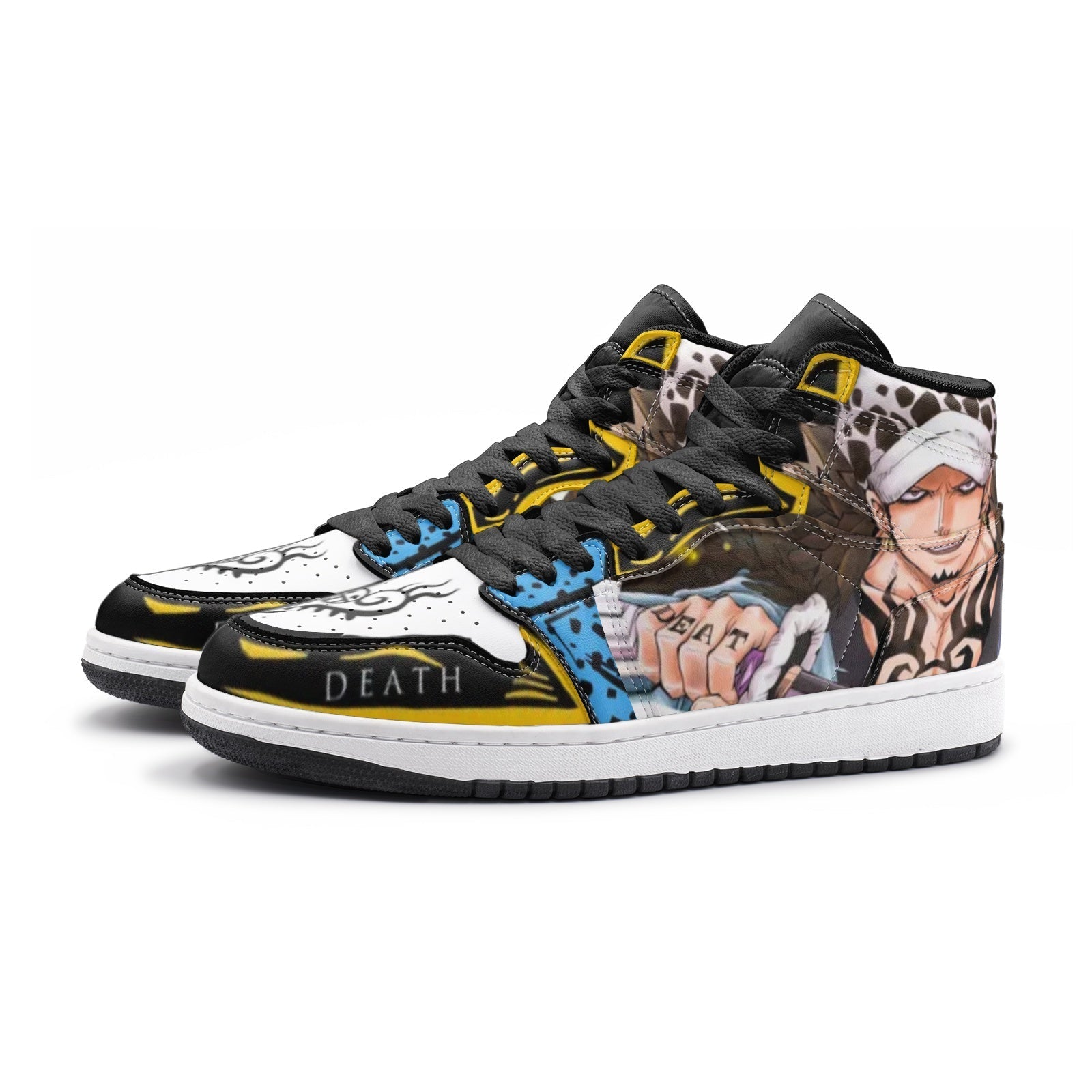 Trafalgar Law One Piece Mid 1 Basketball Shoes