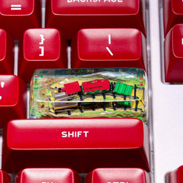 Train keycap for shift/enter - Hirosart