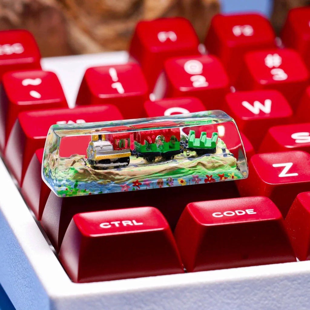 Train keycap for shift/enter - Hirosart