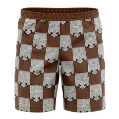 Training Corps Attack on Titan Board" Shorts Swim Trunks