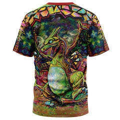 Trippy Charizard Pokemon T-Shirt