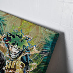 Trippy Deku My Hero Academia Canvas Print Wall Art - Nysekai