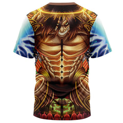 Trippy Eren Yeager Timeskip Attack on Titan T-Shirt